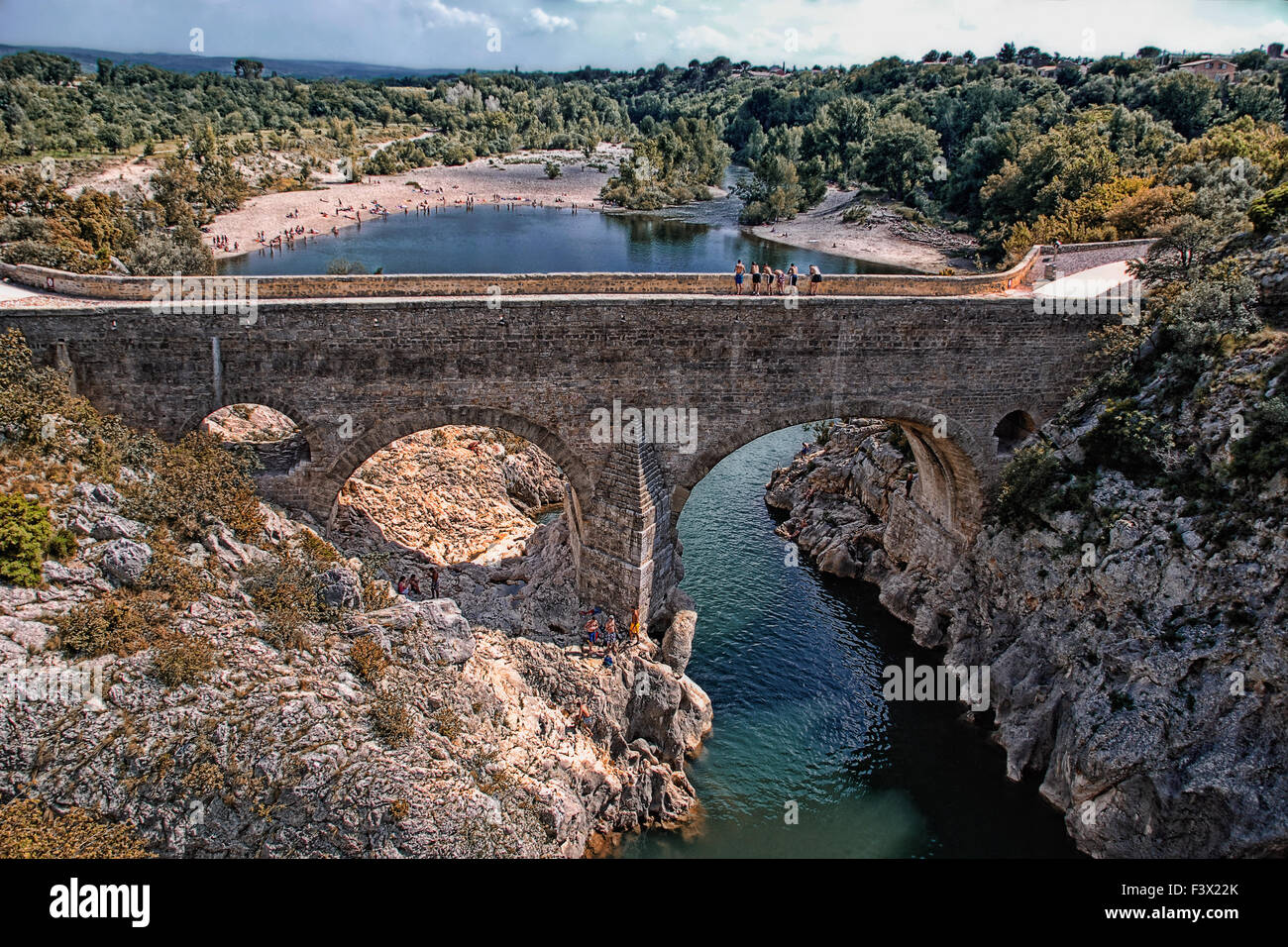 Pont du Diable Banque D'Images