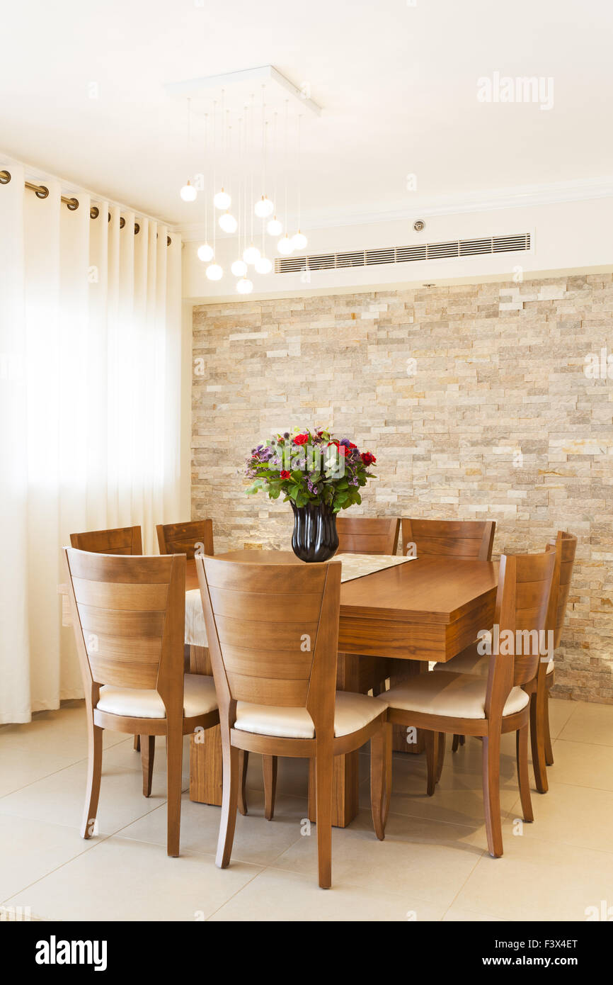 Salle à manger moderne Banque D'Images