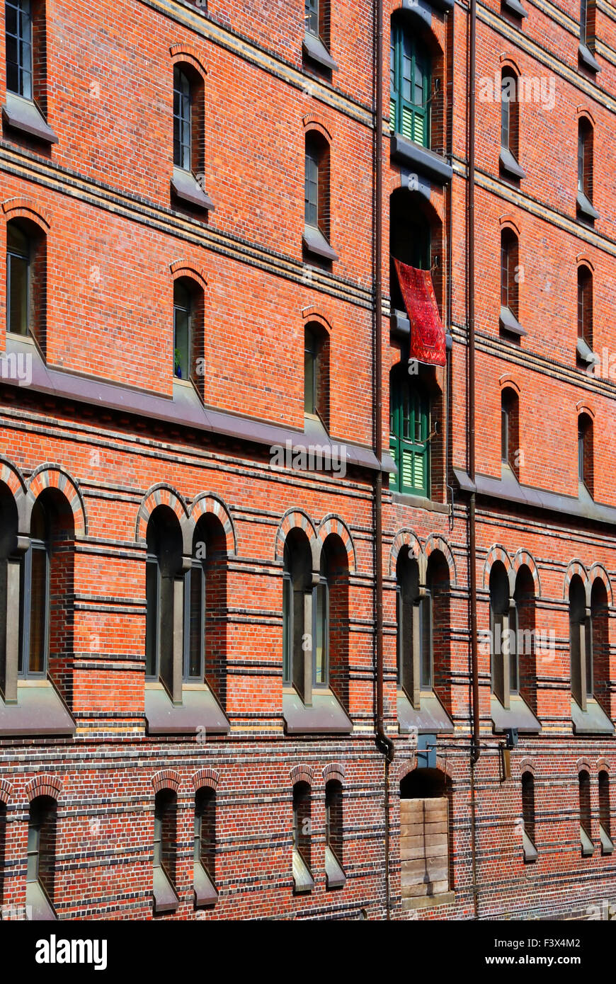 Quartier d'entrepôts Hambourg Banque D'Images
