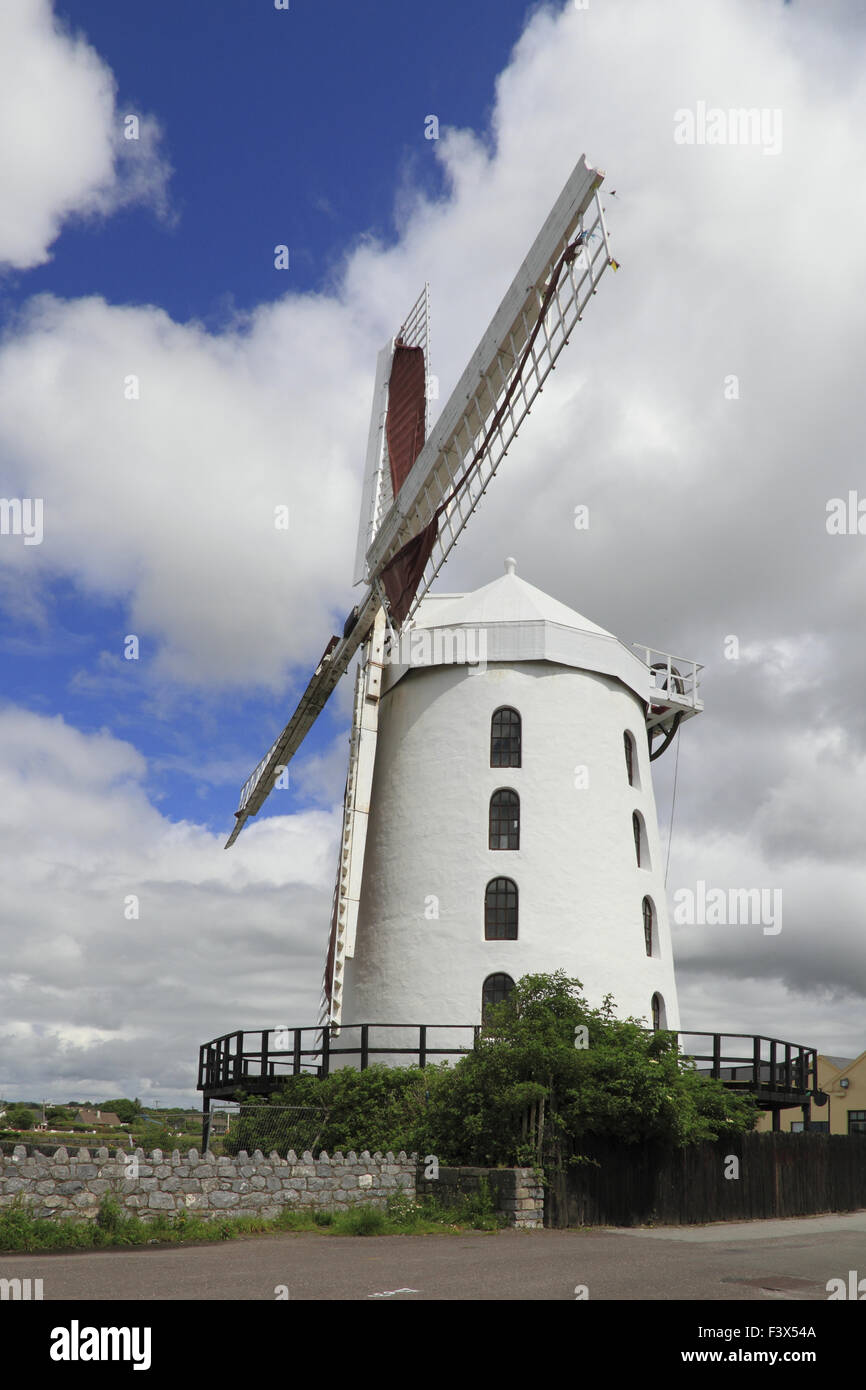 Blennerville Windmill, Kerry, Irlande Banque D'Images
