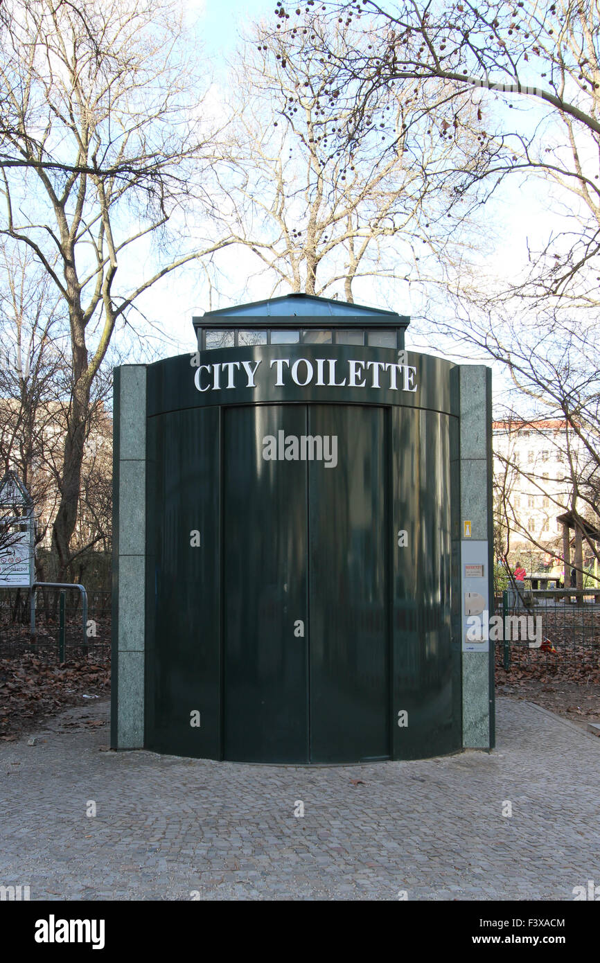 Toilettes à Berlin Prenzlauer Berg Banque D'Images