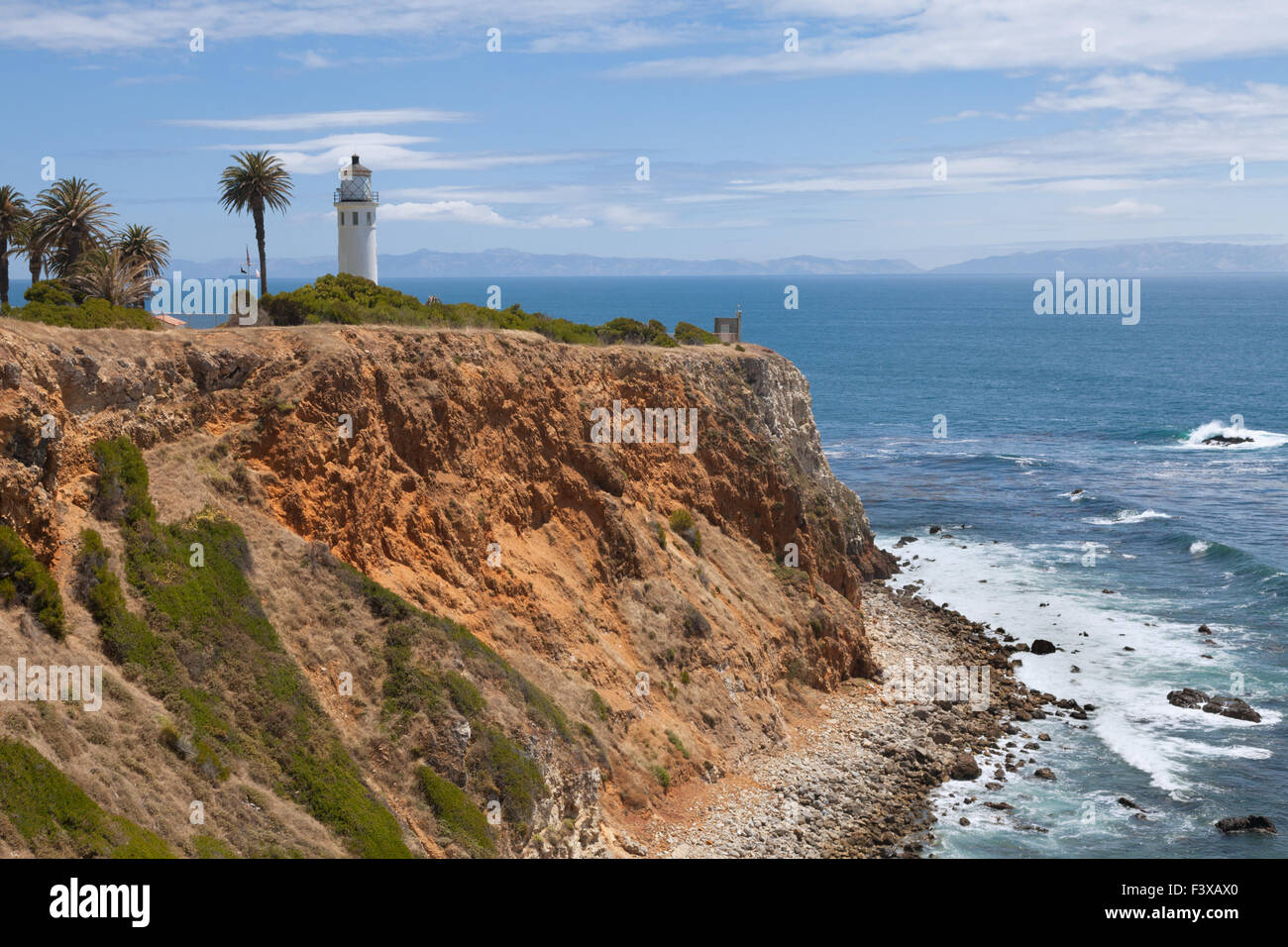 Le phare sur la colline Banque D'Images