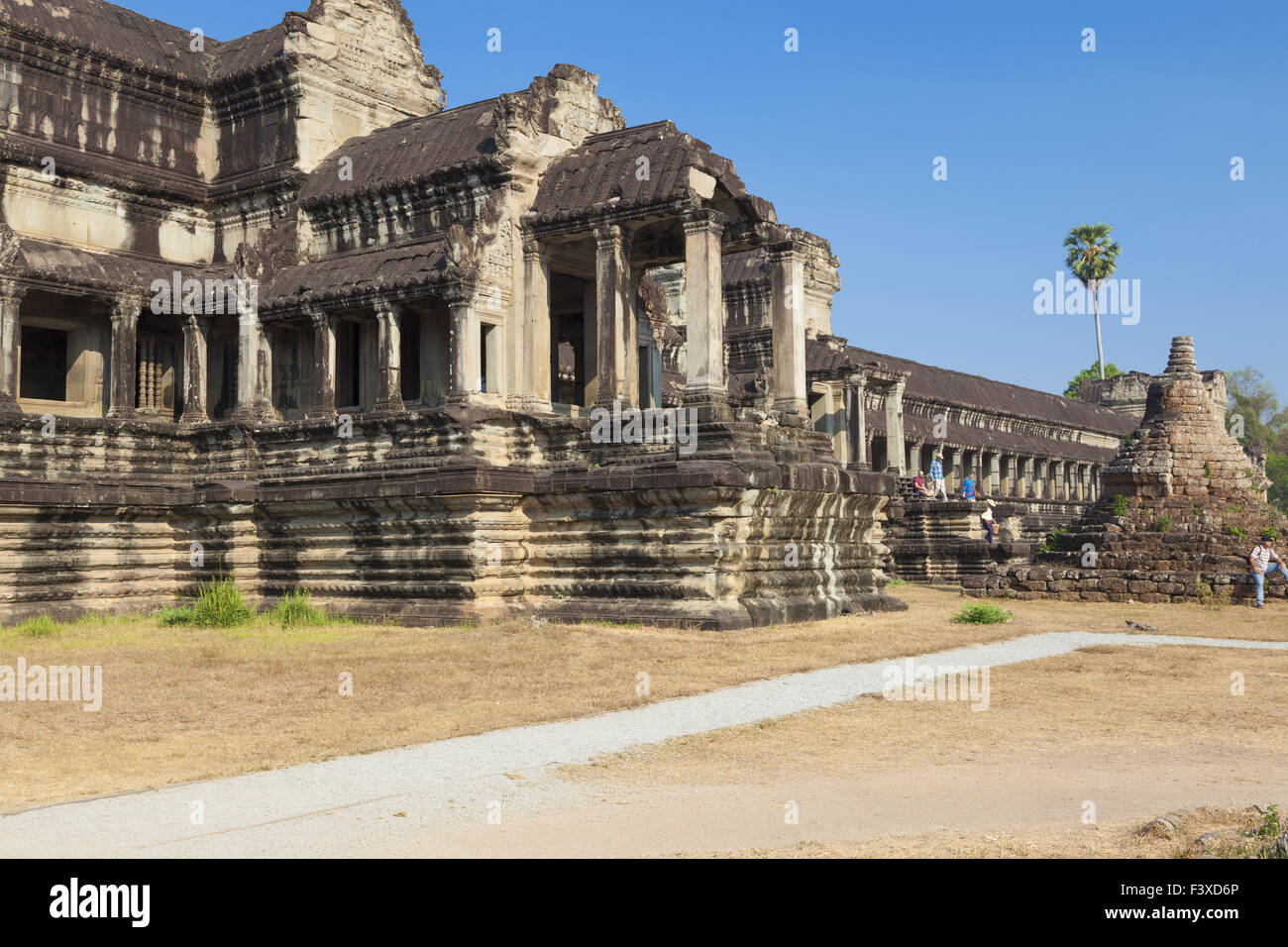 Temple Angkor Thom Banque D'Images