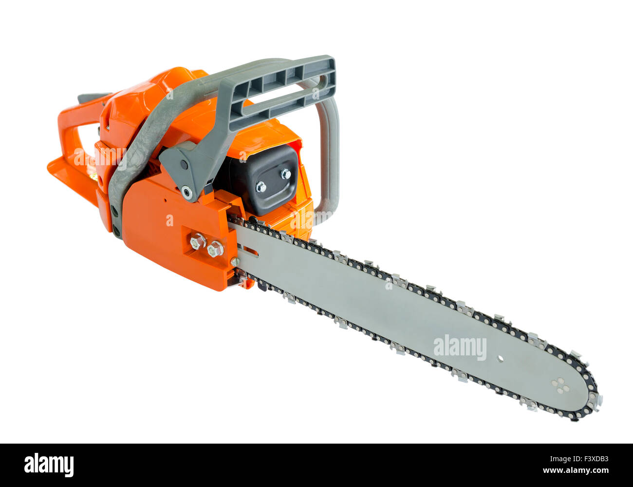 Scie à moteur à essence Banque D'Images