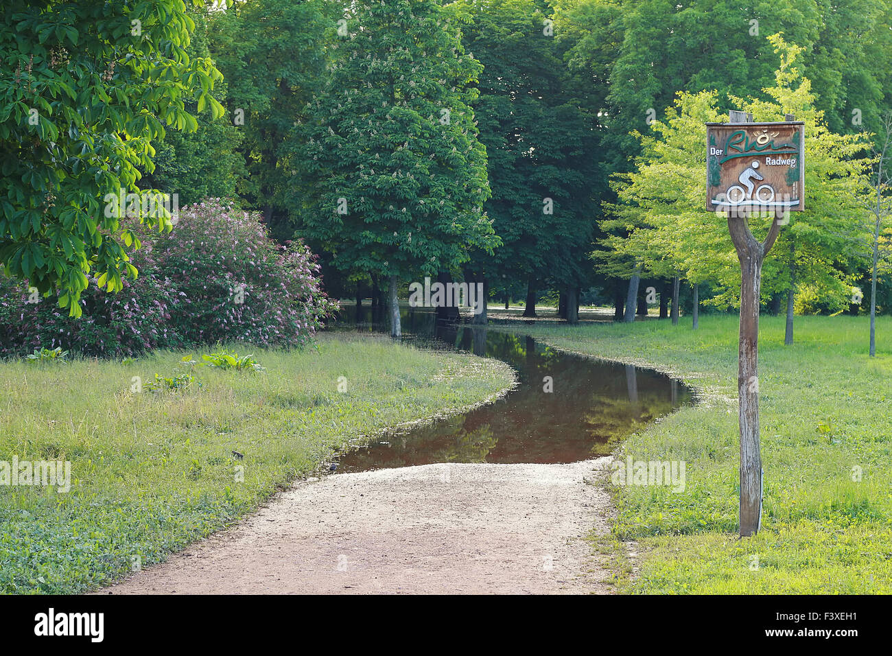 piste cyclable Banque D'Images