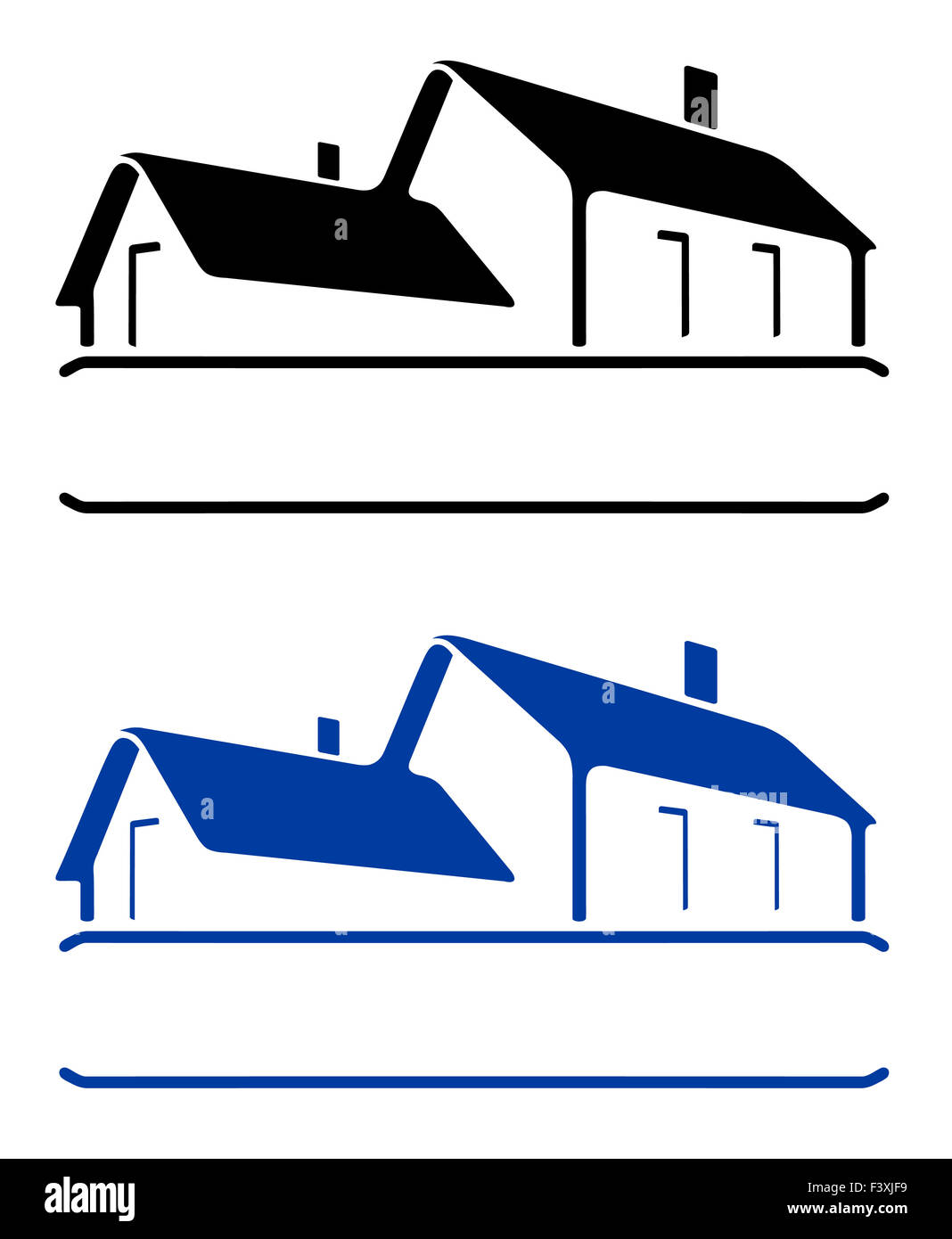 Signe de la maison Banque D'Images