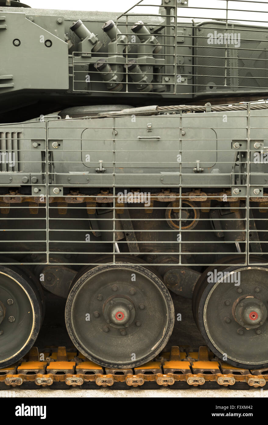 Char Leopard Banque D'Images