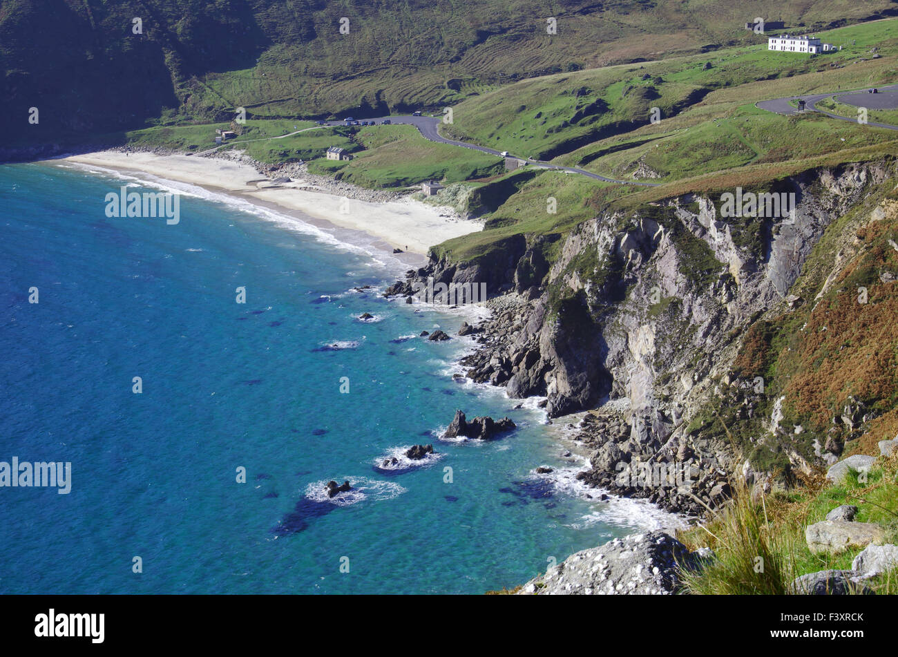 Keem Bay Découvrez sur Achill Island Banque D'Images