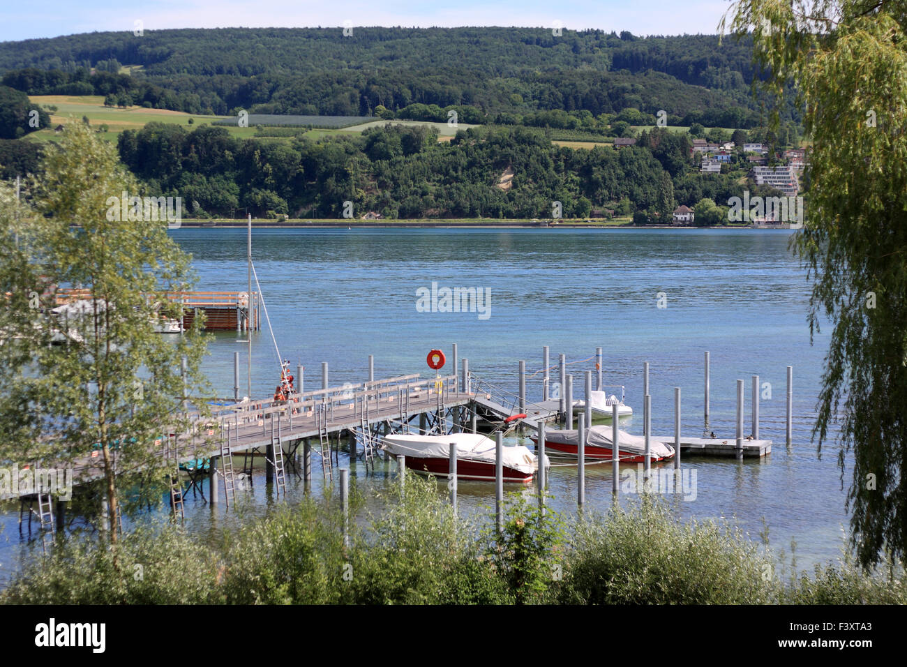 Lac de Constance, le lac, la mer, bateaux à voile Banque D'Images