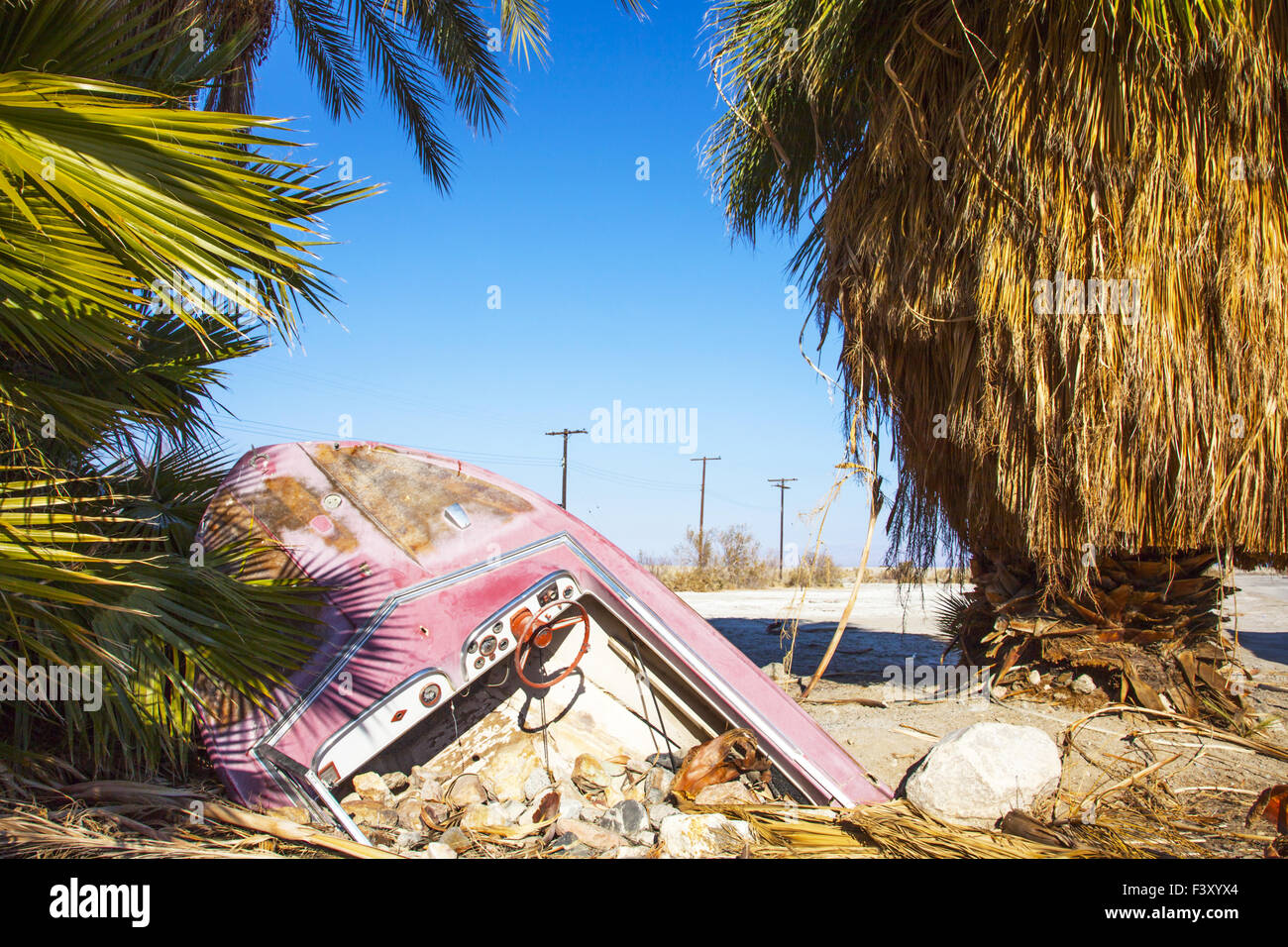 Salton Sea Beach Kalifornien Banque D'Images