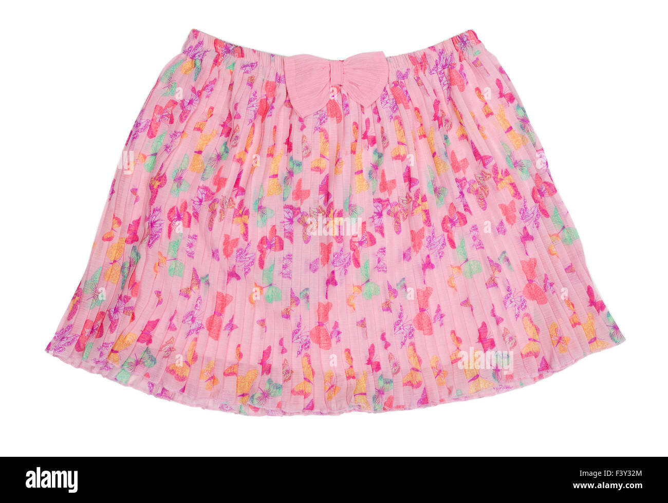 Jupe en mousseline plissée Banque D'Images