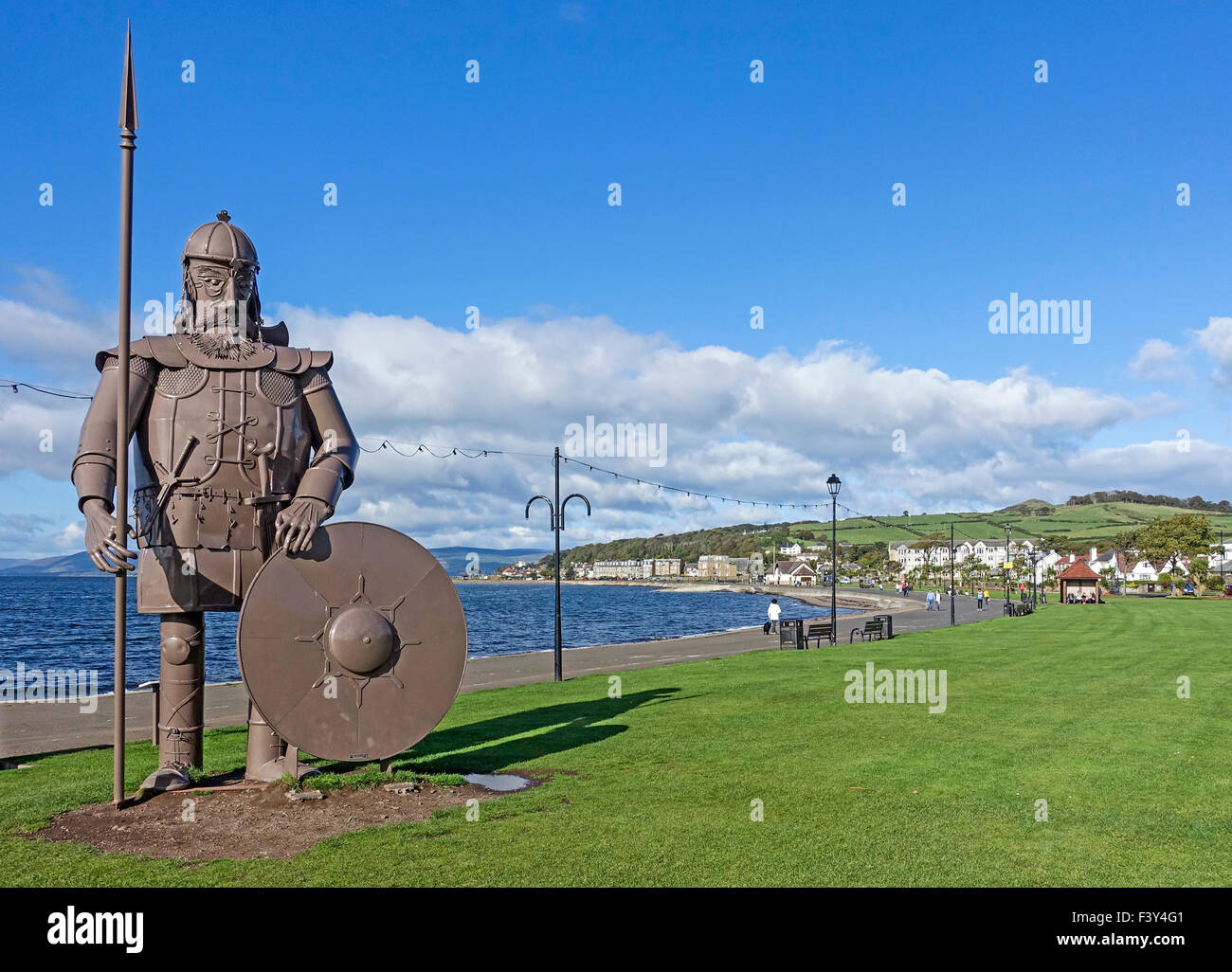 Statue Viking Largs Front De Mer Banque d'image et photos Alamy