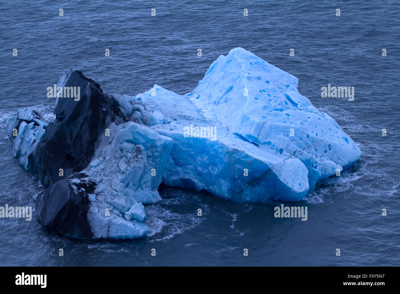 Iceberg arctique Novaya Zemlya zone. Banque D'Images