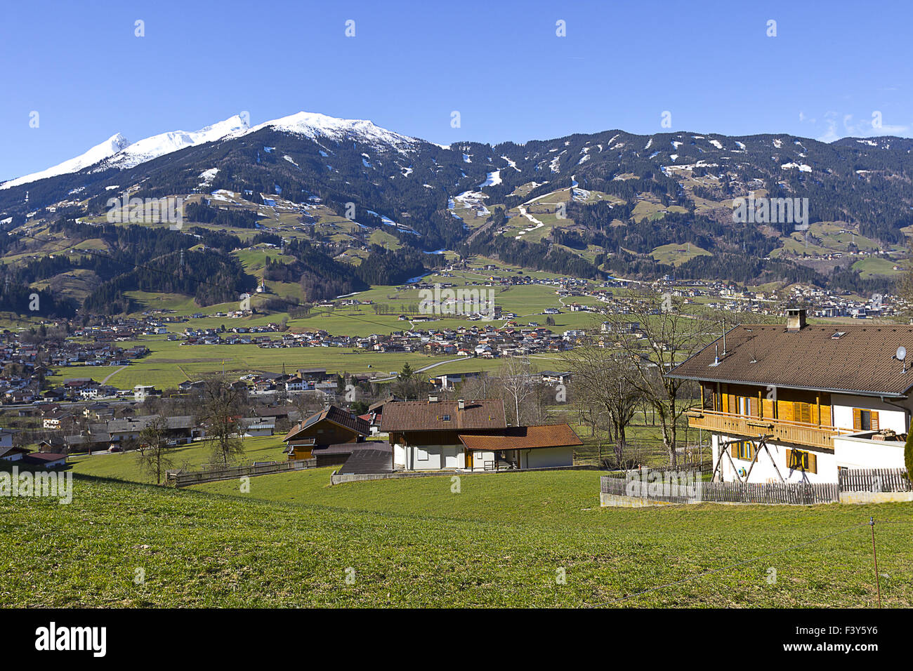 Fuegen Autriche Tirol Banque D'Images
