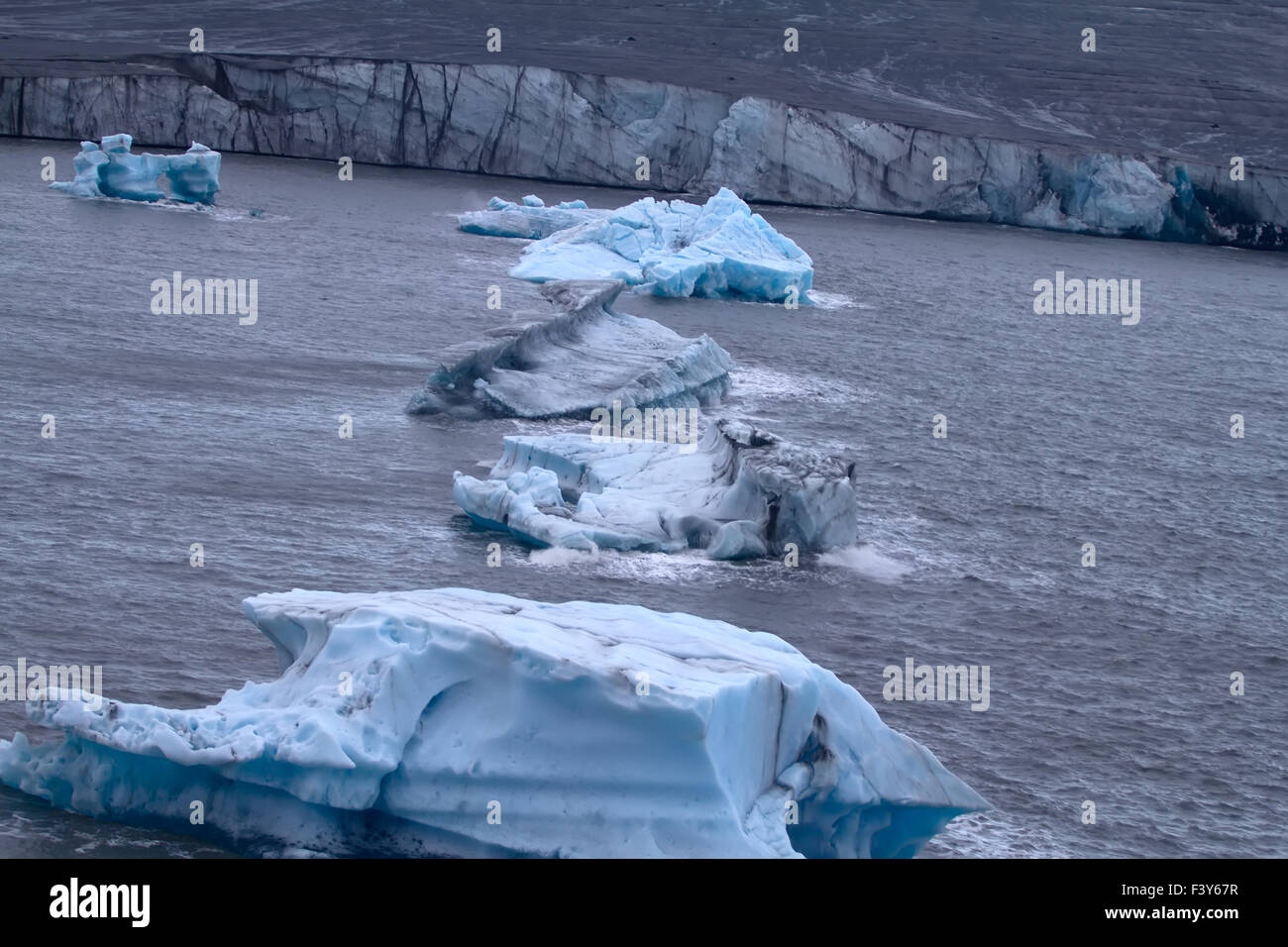 Arctic glacier. Salon Novaya Zemlya Banque D'Images