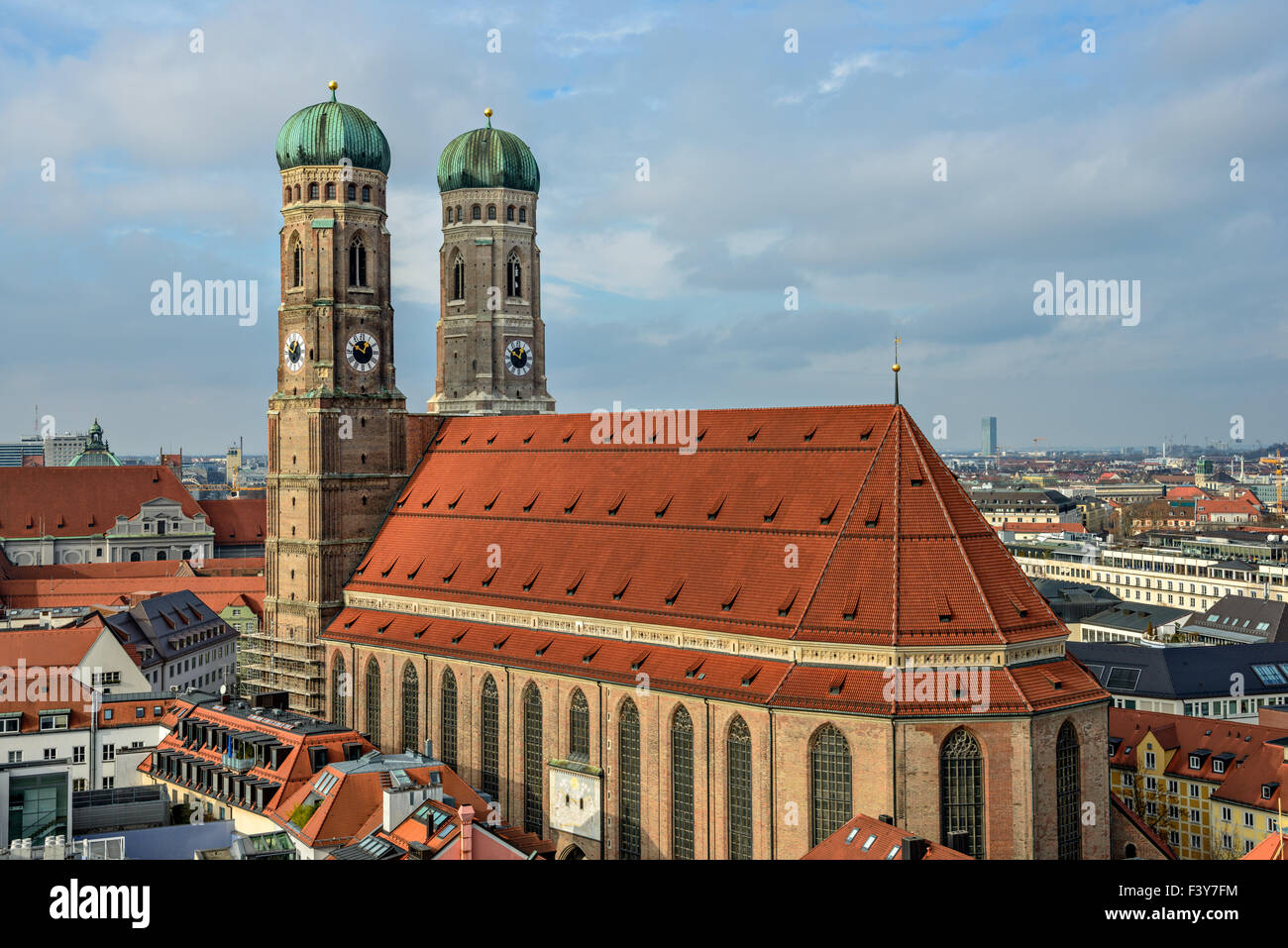 Cathédrale de Munich, Bavière Frauenkirche Banque D'Images