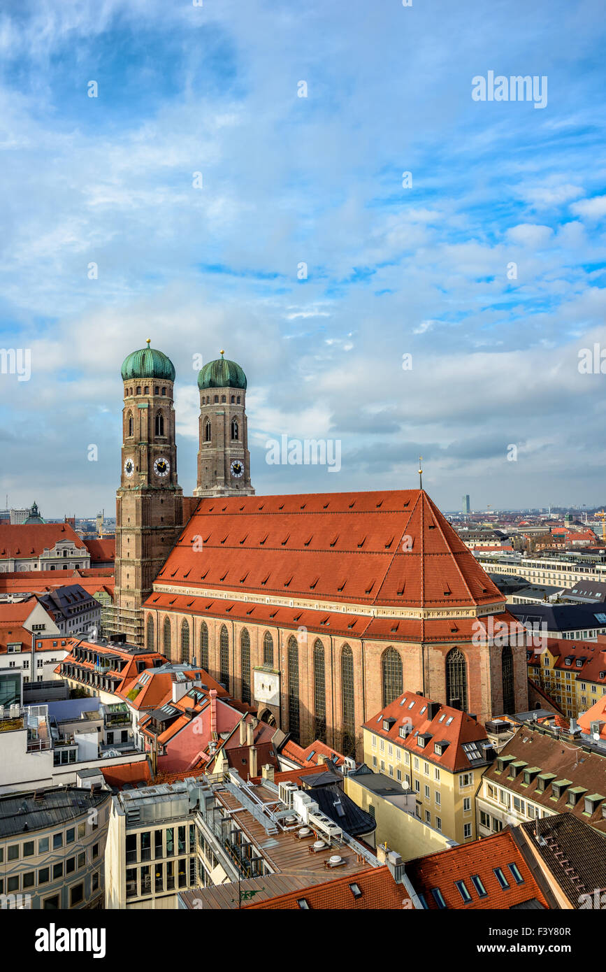 Cathédrale de Munich, Bavière Frauenkirche Banque D'Images