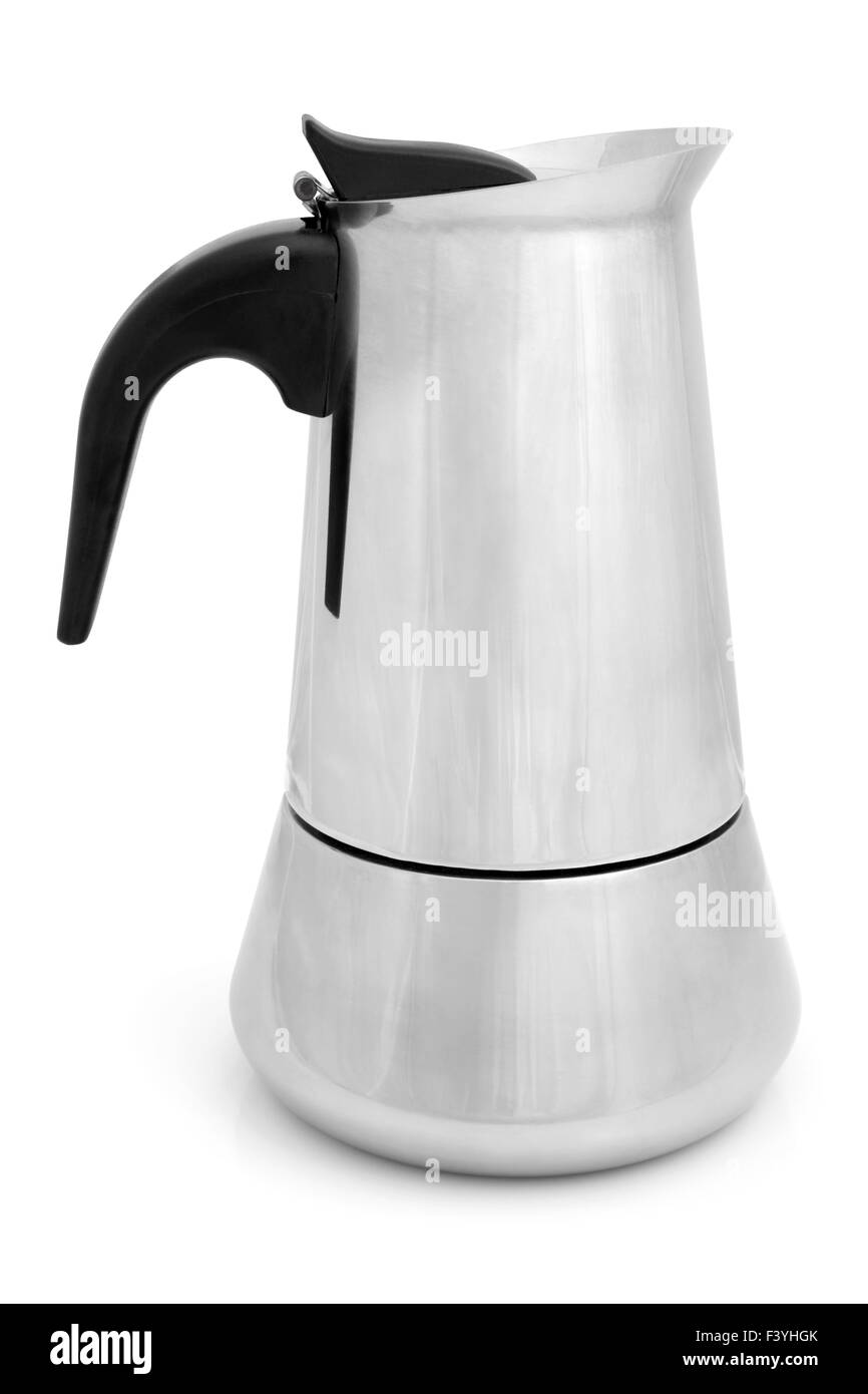 Cafetière métal Banque D'Images