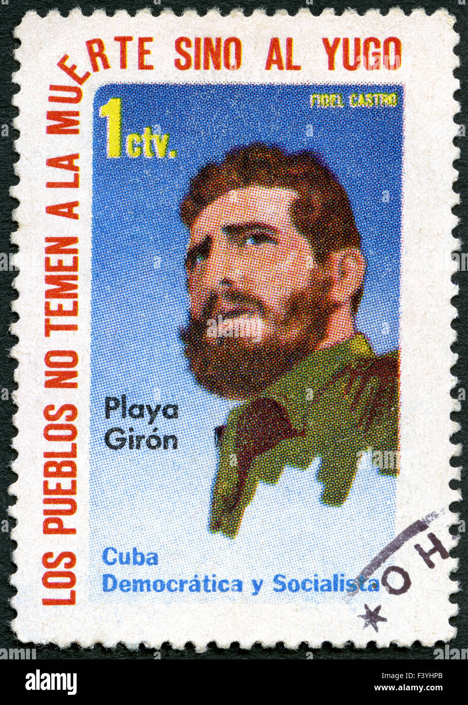 CUBA - 1962 : montre Fidel Castro Banque D'Images