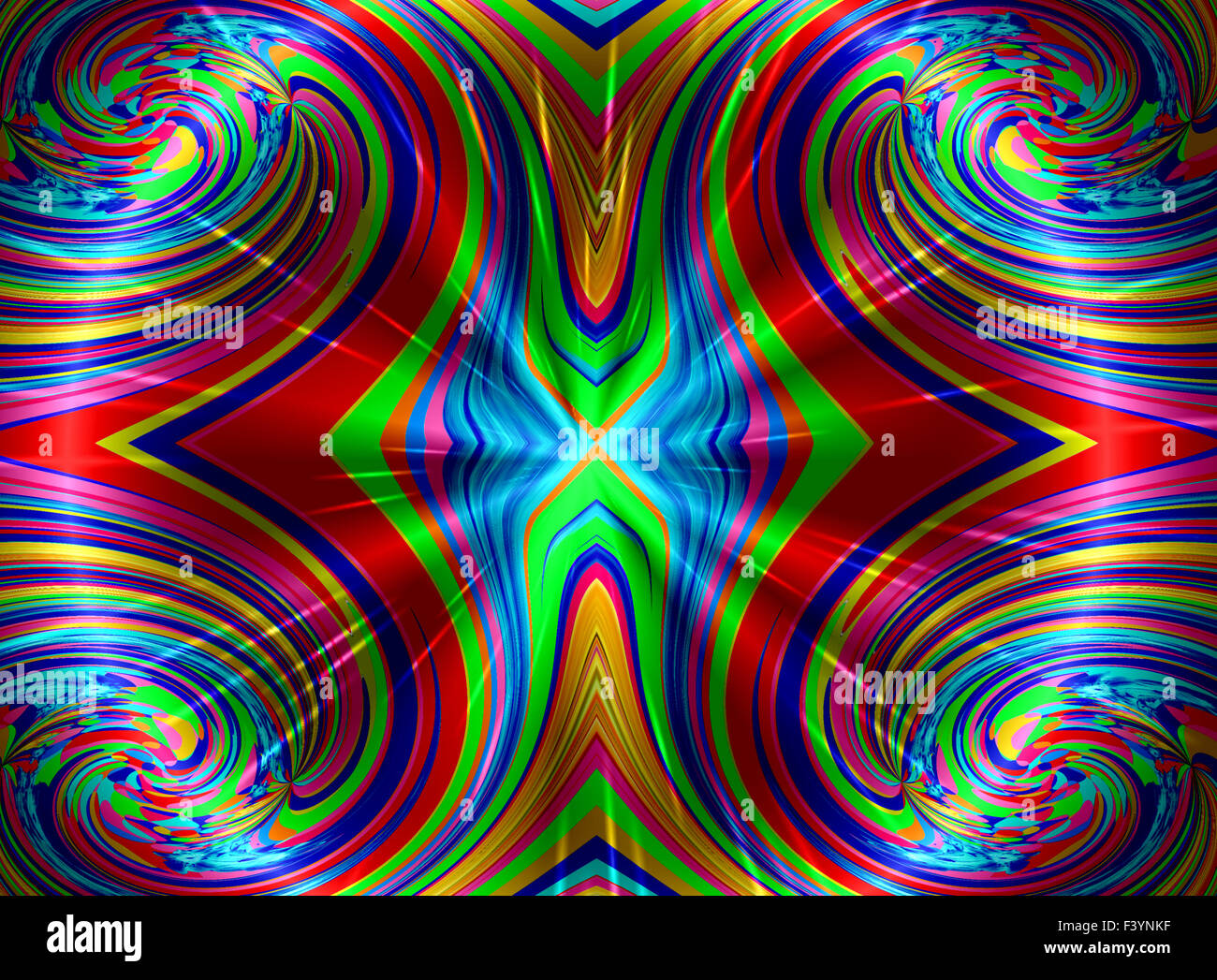 Arrière-plan de création avec un merveilleux kaléidoscope de couleurs d'harmonie. A-0893. Banque D'Images