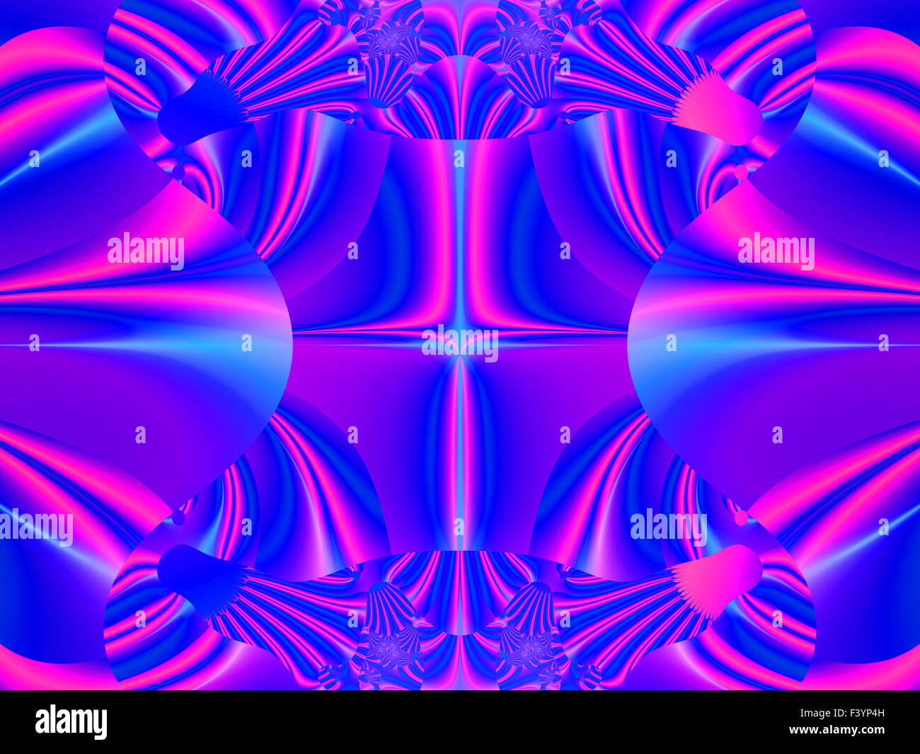 Fractal élément décoratif coloré, splendeur magique, merveilleuse harmonie et lignes fractales. A-0636. Banque D'Images