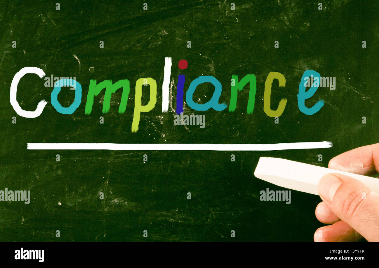 Concept de conformité Banque D'Images