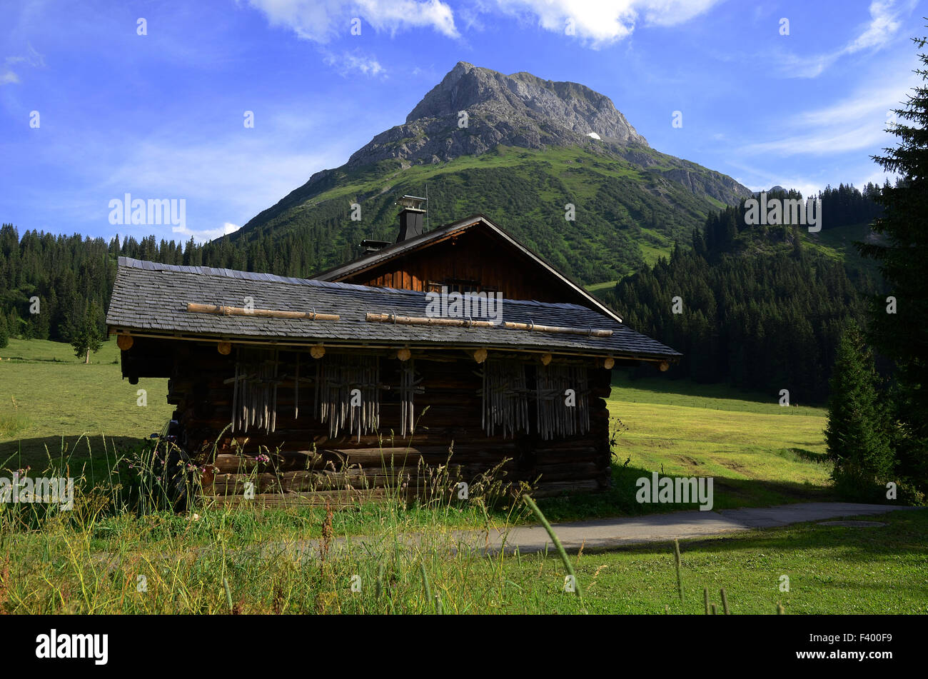 Paysage alpin Banque D'Images