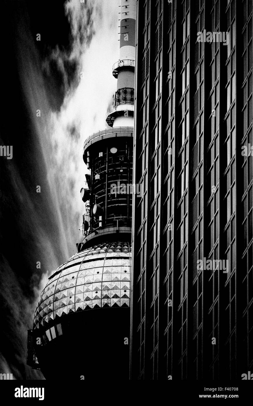 Berlin tour TV Banque D'Images