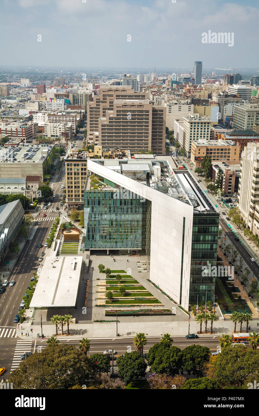 L'administration centrale du ministère de la police de Los Angeles Banque D'Images