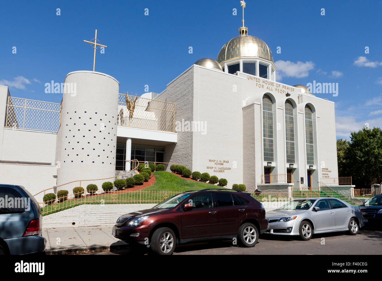 United Maison de prière pour tous les peuples de l'Eglise sur le rocher de la Foi Apostolique - Washington, DC USA Banque D'Images