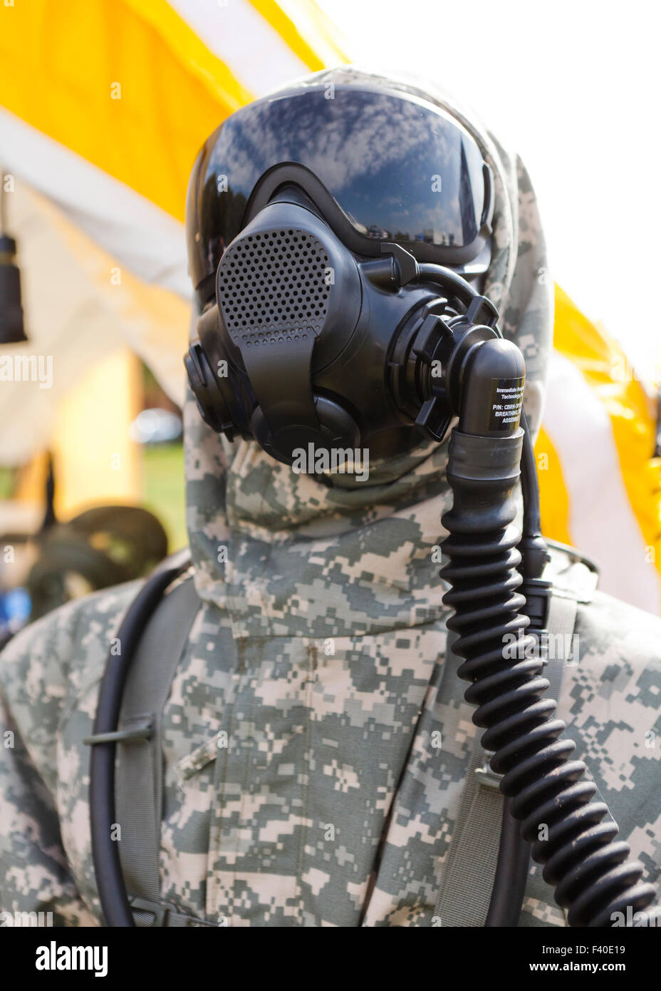 Système de masque à gaz AirBoss - États-Unis Banque D'Images