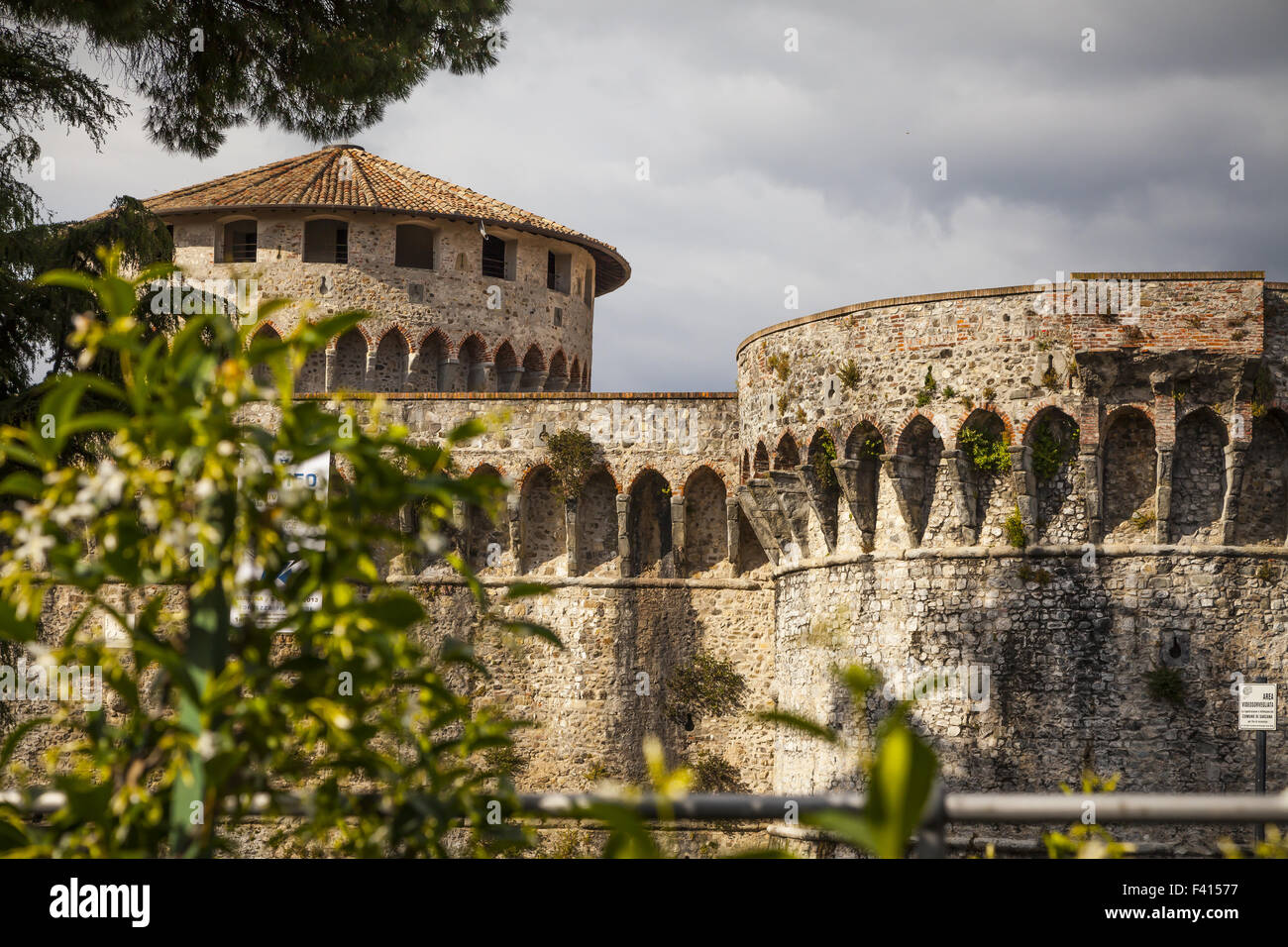 Sarzana, forteresse Fortezza Firmafede, Italie Banque D'Images