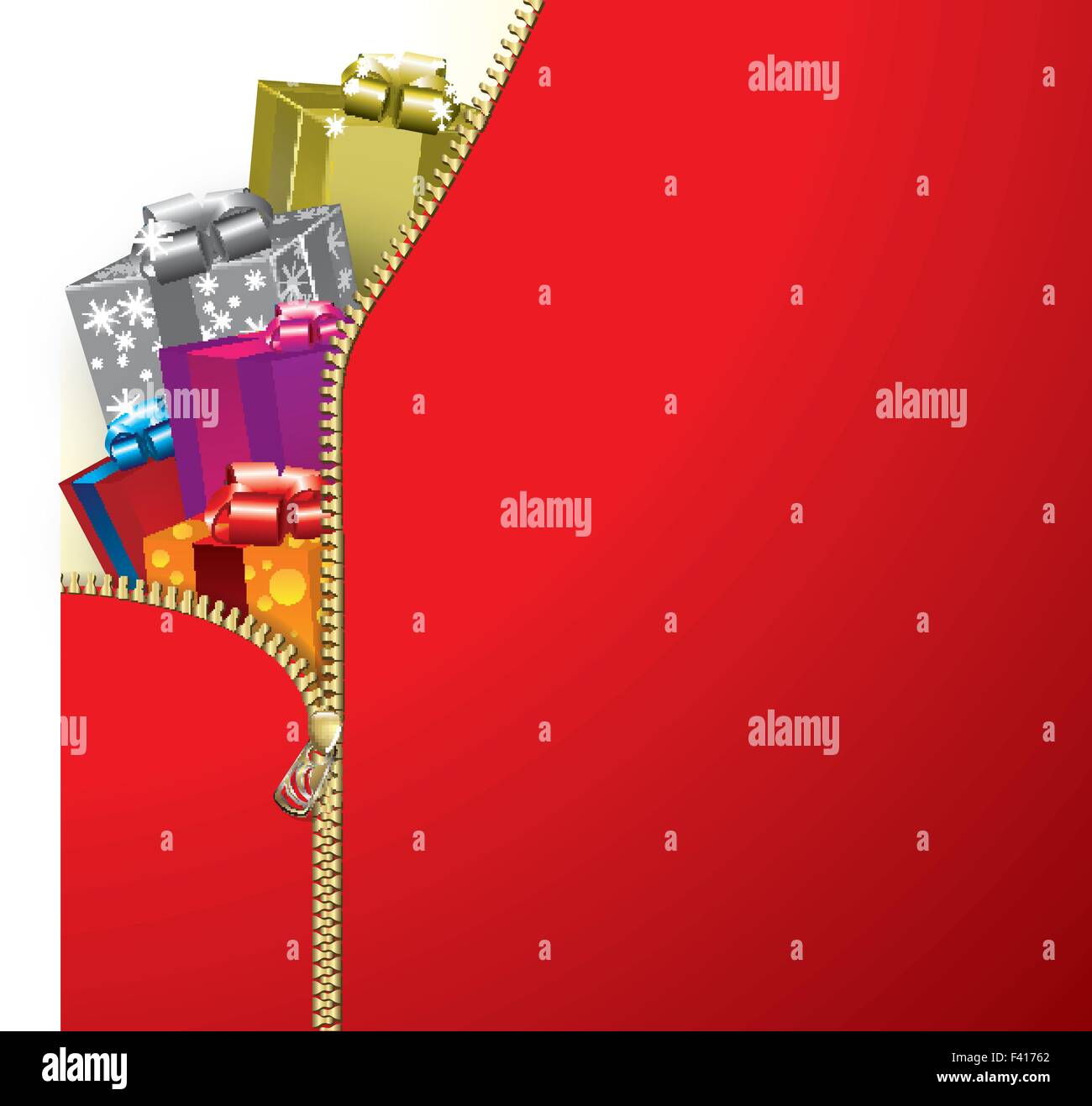 Zip de Noël Illustration de Vecteur