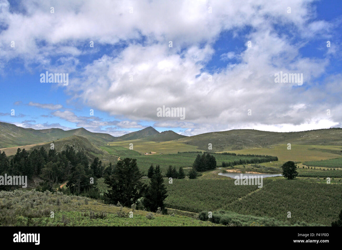 Vallée de l'Afrique du Sud Banque D'Images