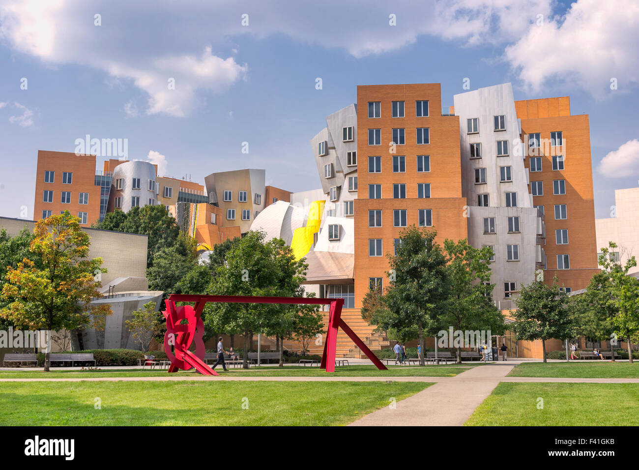 Frank Gehry Stata Center de Boston's MIT Banque D'Images
