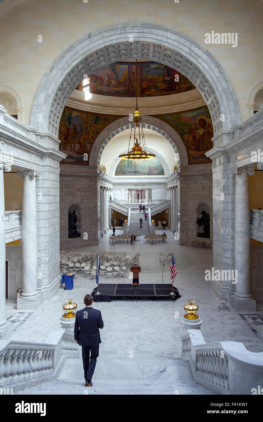 Capitol à Salt Lake City Utah Banque D'Images
