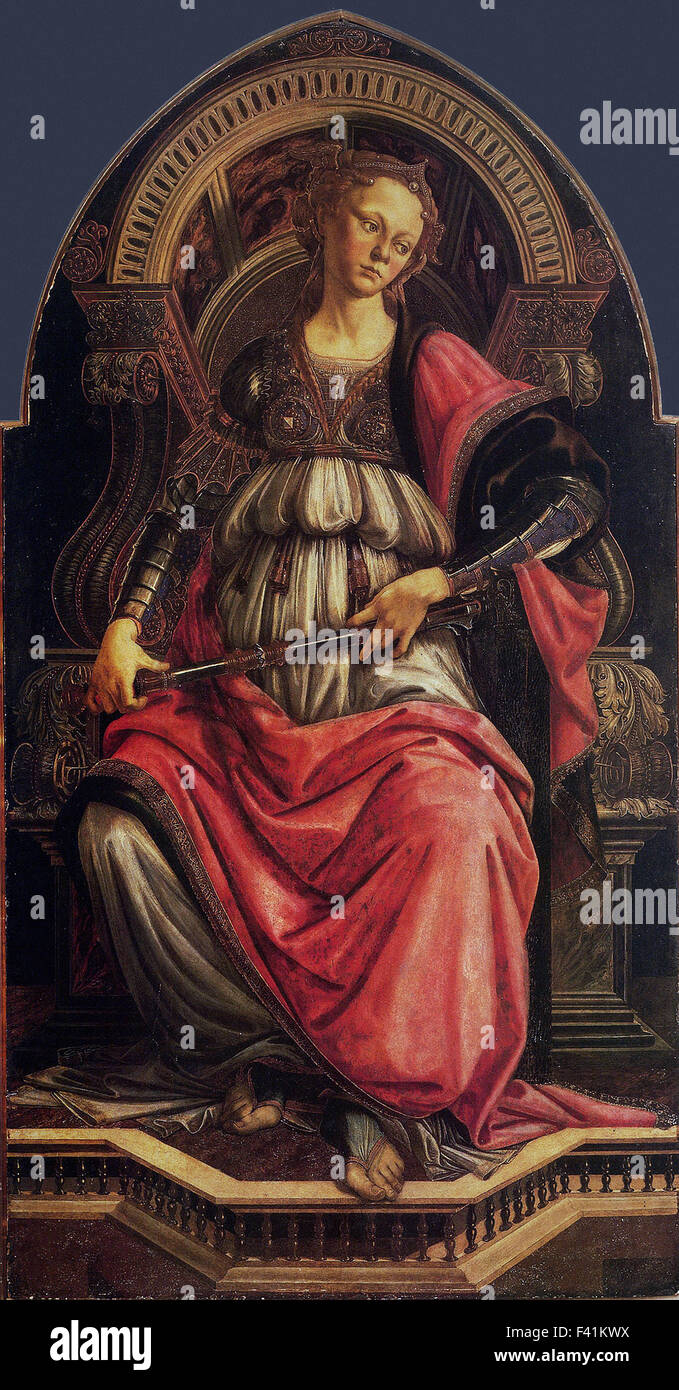 Sandro Botticelli - Courage Banque D'Images