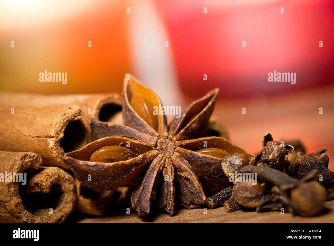 Cannelle et anis Banque D'Images