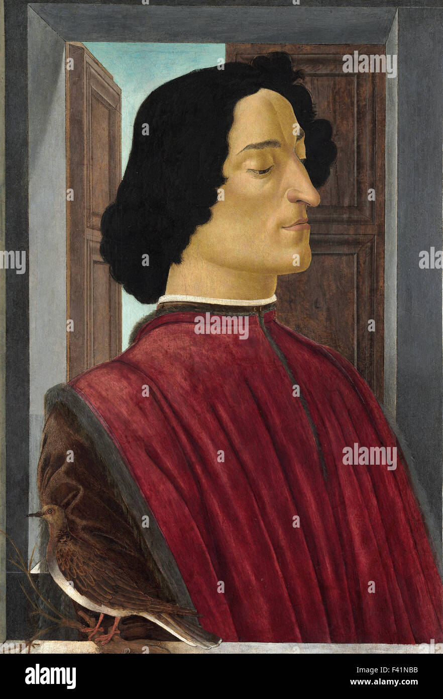 Sandro Botticelli - Giuliano de' Medici Banque D'Images