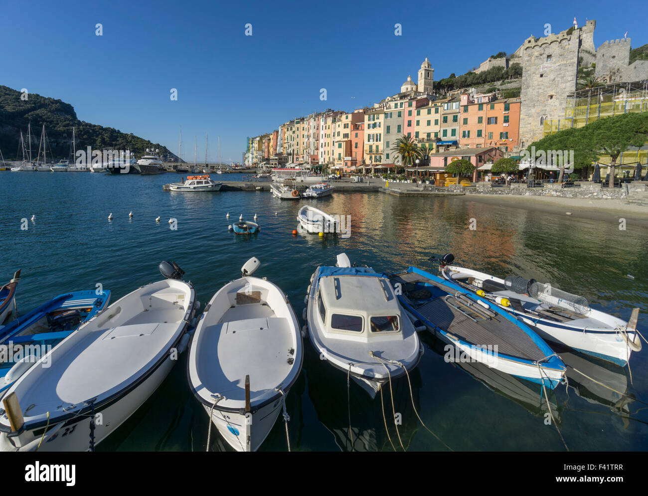 Port, Porto Venere, ligurie, italie Banque D'Images