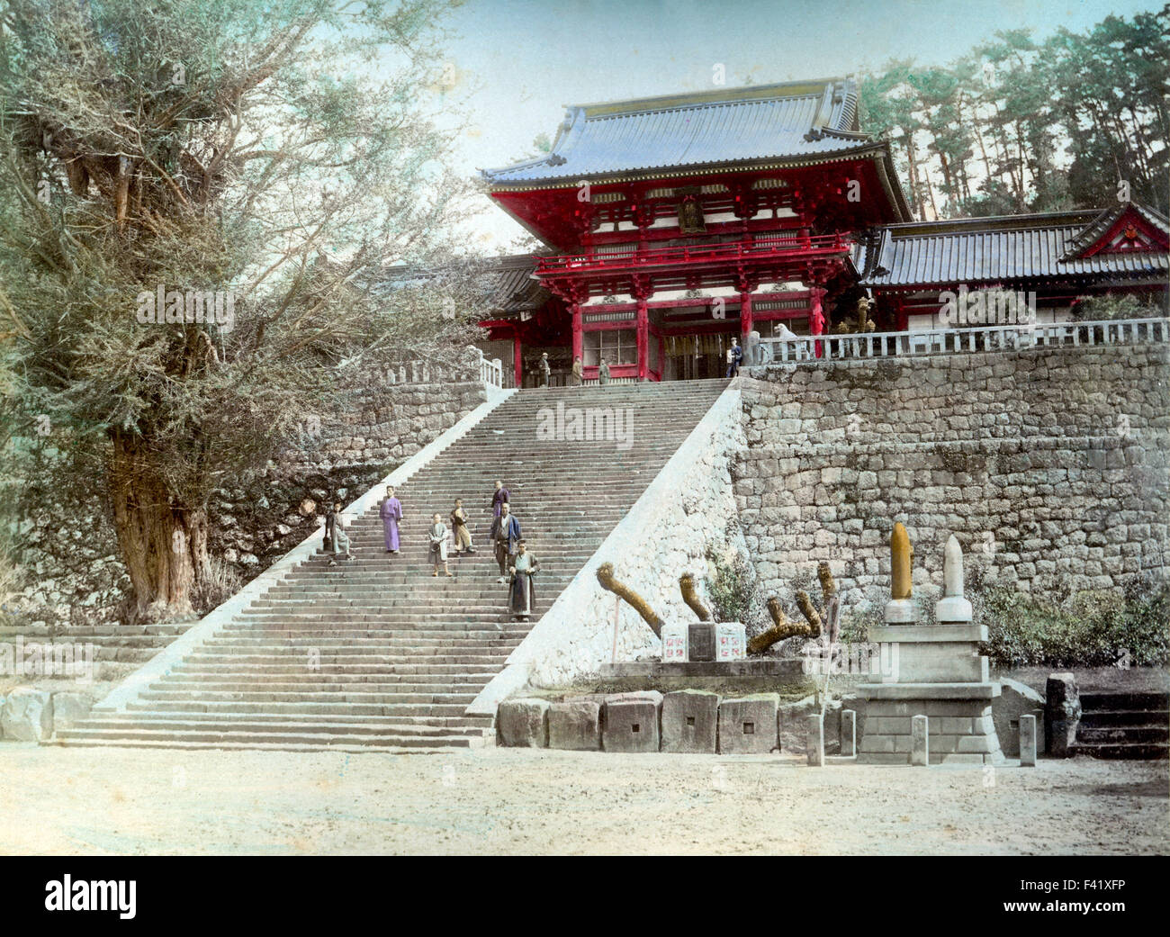 Temple, Japon Banque D'Images