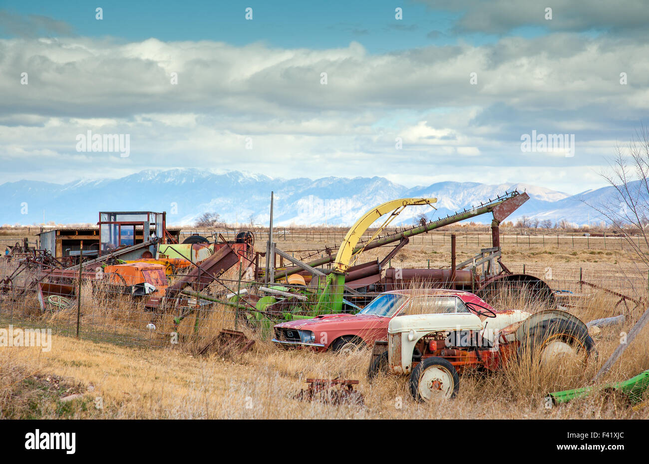 Vintage salt lake, à Salt Lake City Utah Banque D'Images