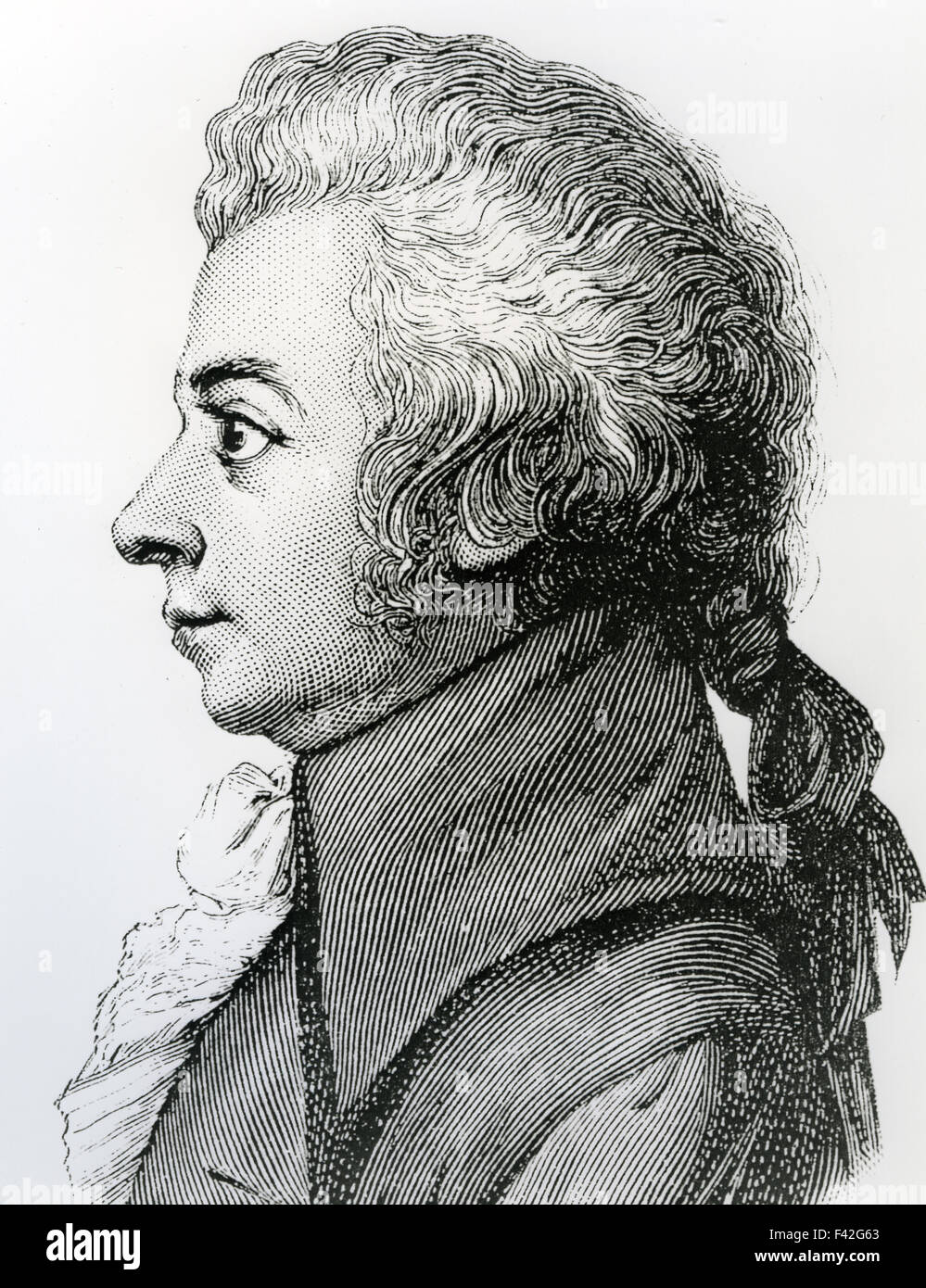 WOLFGANG Amadeus Mozart (1756-1791) compositeur autrichien Banque D'Images