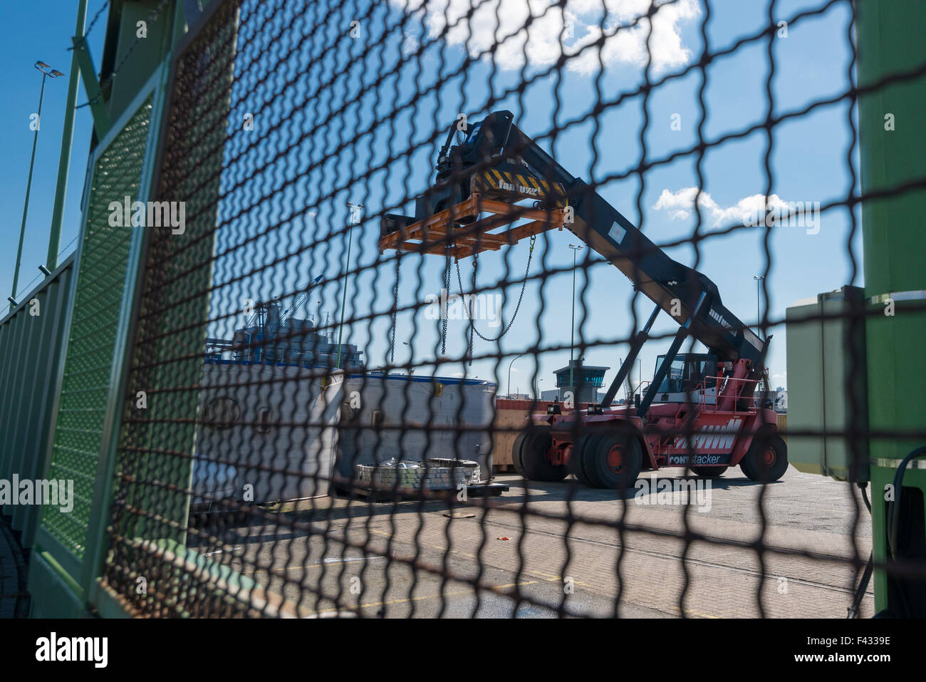 REACH Stacker Banque D'Images