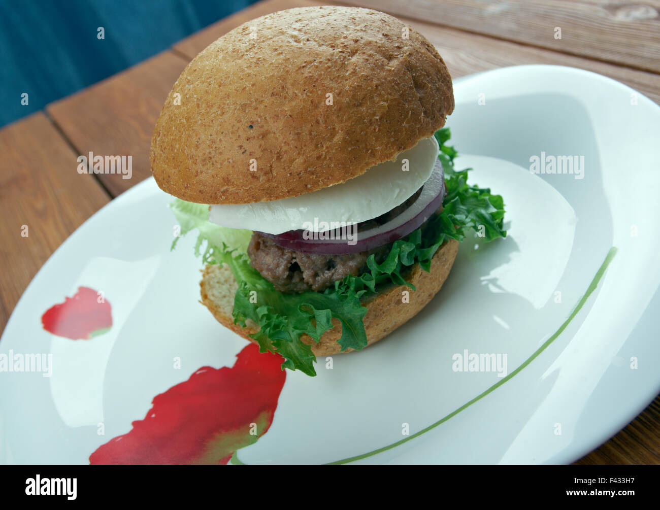 Burgers grec ultime Banque D'Images