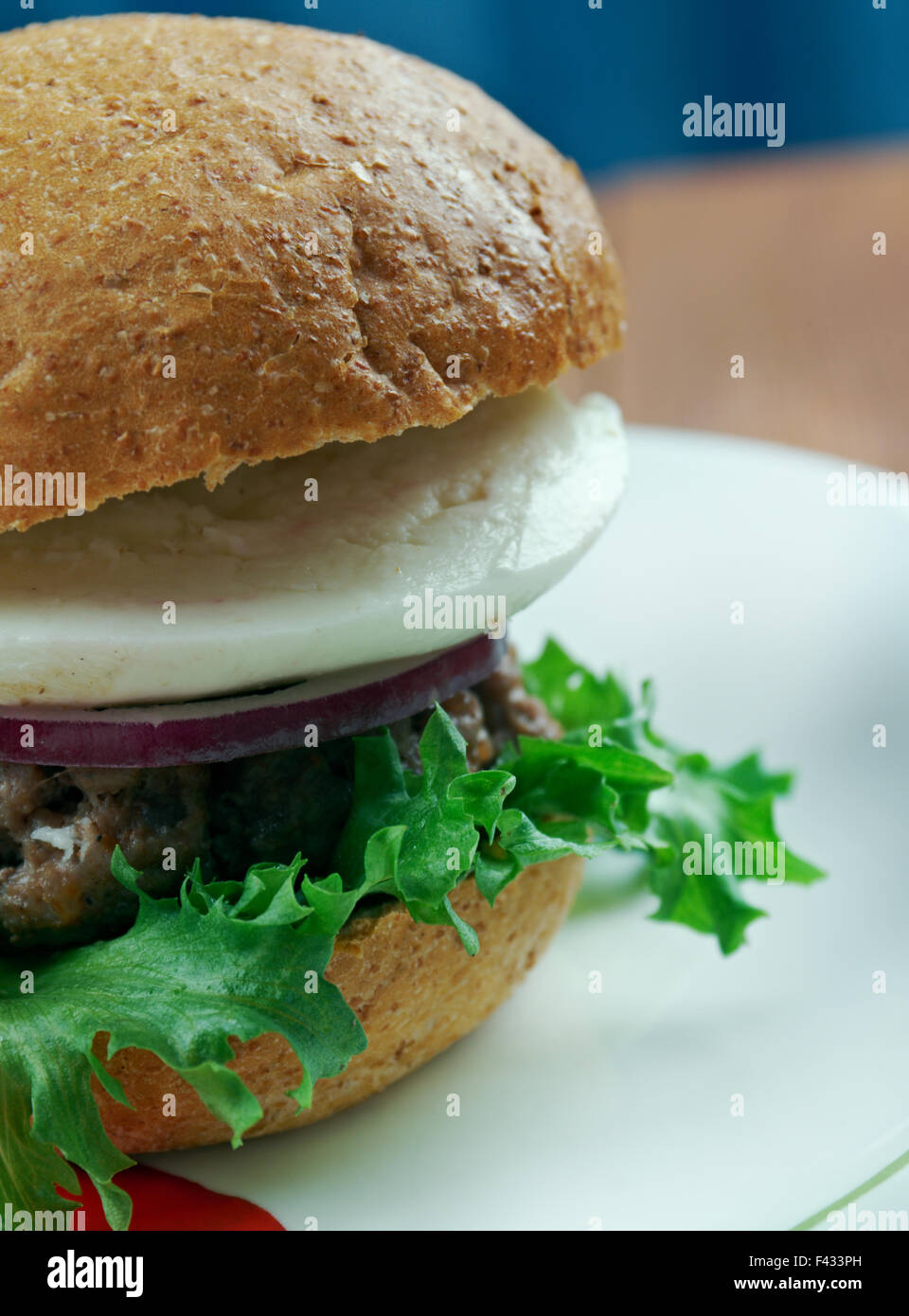 Burgers grec ultime Banque D'Images