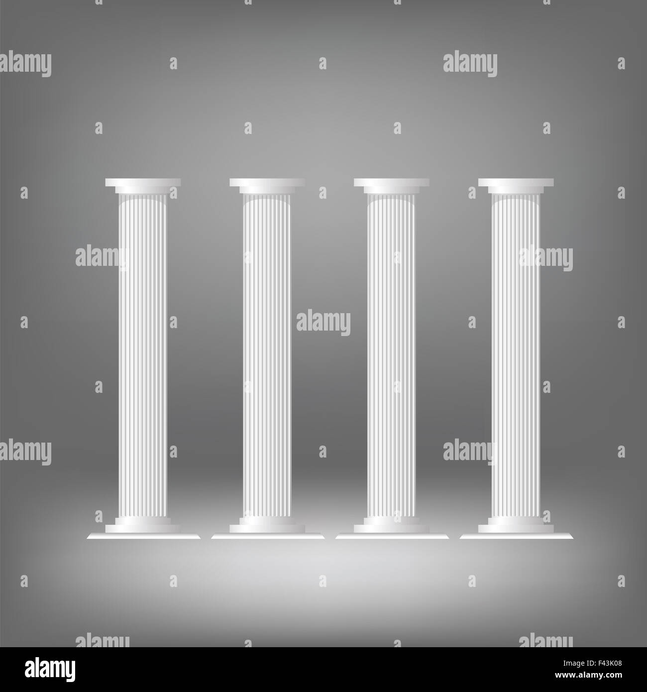 colonnes grecques Banque D'Images