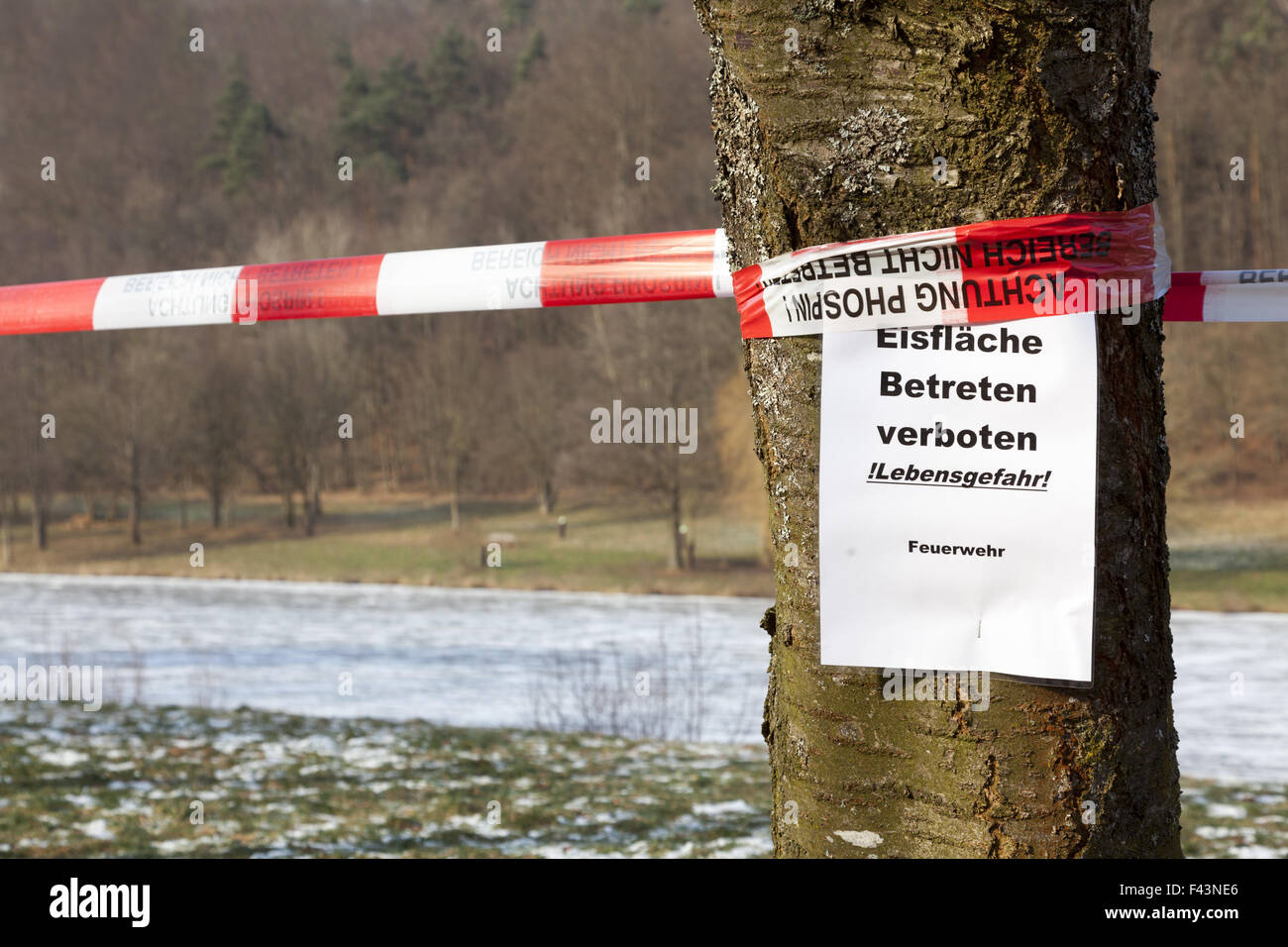 - Aucune intrusion de glace Banque D'Images