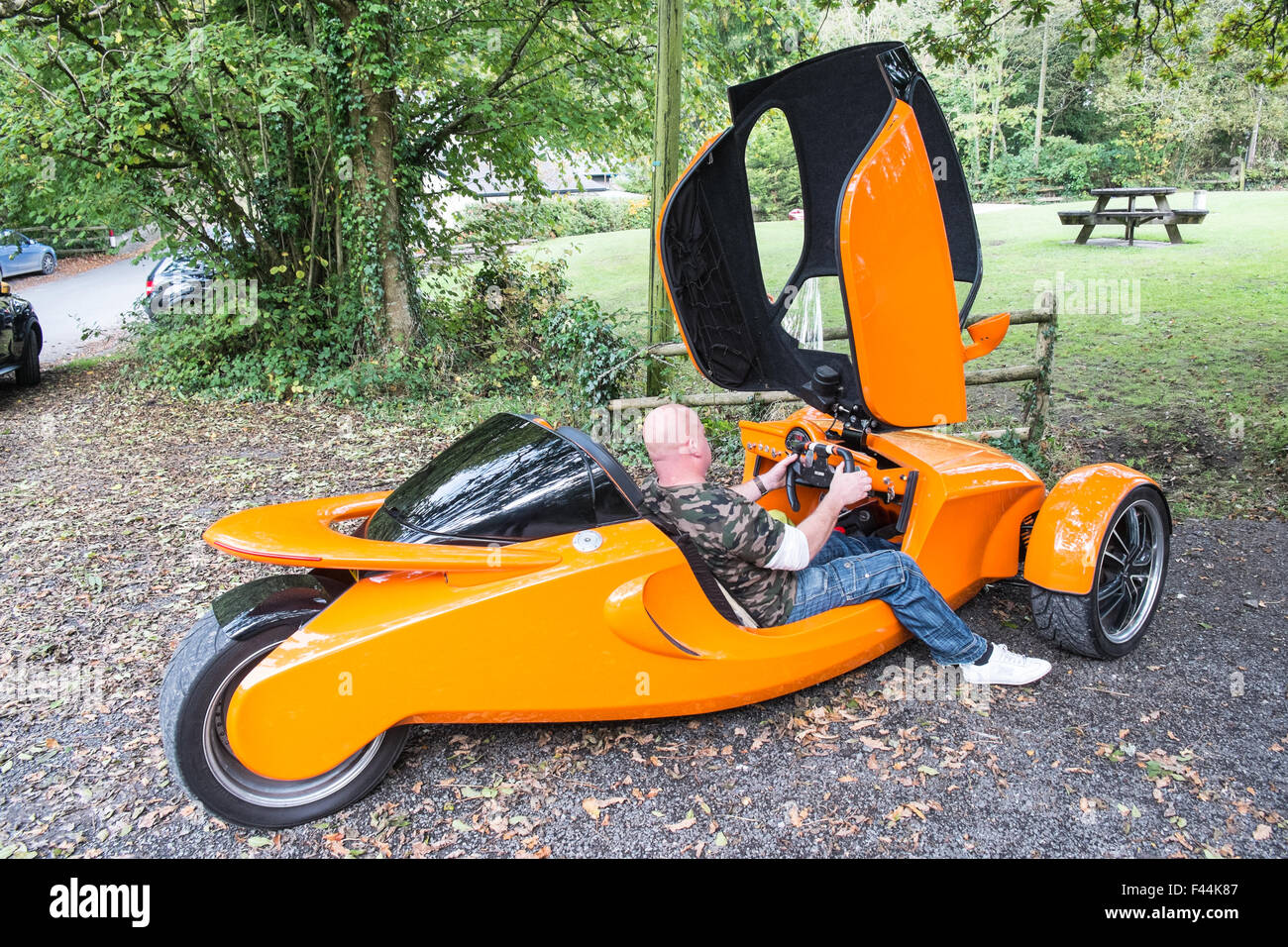 Unique and rare to see razor kit car Banque de photographies et d ...