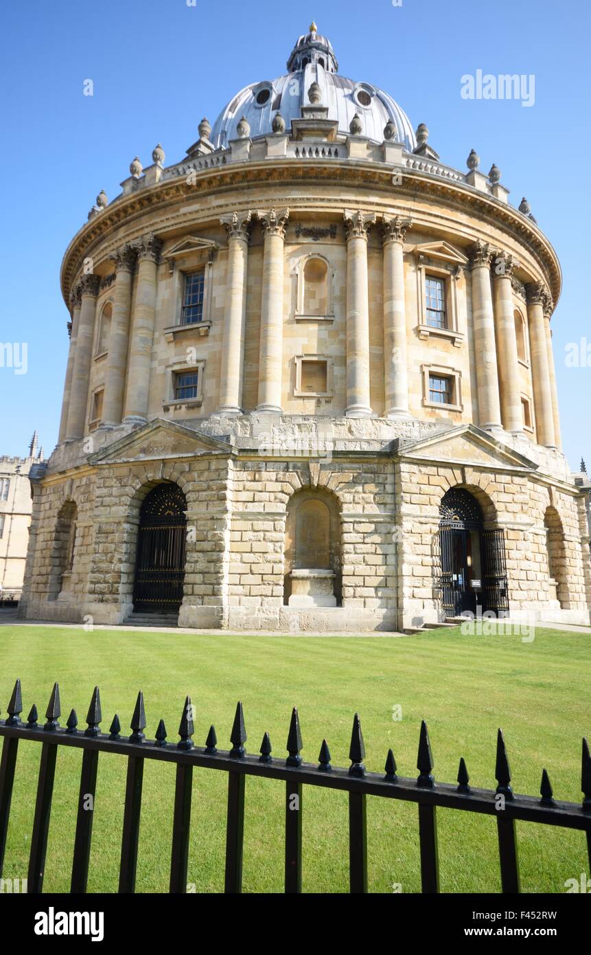 Radcliffe Camera et garde-corps Banque D'Images